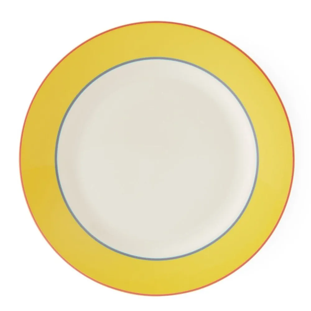 Spode Serving Plates|Kit Kemp Calypso Yellow Charger Serving Plate