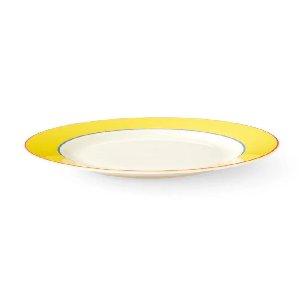 Spode Serving Plates|Kit Kemp Calypso Yellow Charger Serving Plate