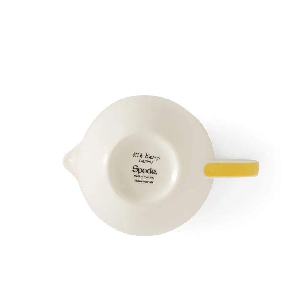Spode Creamers & Sugar Bowls|Kit Kemp Calypso Yellow Cream Jug 12oz