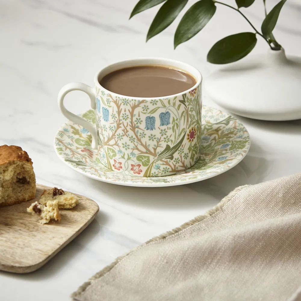 Spode Teacups & Saucers|Morris & Co. Blackthorn Teacup & Saucer