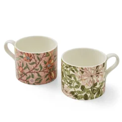 Spode Assorted Mugs|Morris & Co. Mug Set (Fruit & Honeysuckle)
