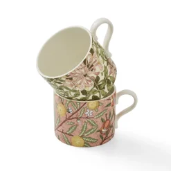 Spode Assorted Mugs|Morris & Co. Mug Set (Fruit & Honeysuckle)