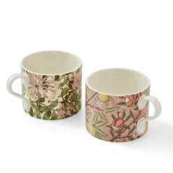 Spode Assorted Mugs|Morris & Co. Mug Set (Fruit & Honeysuckle)