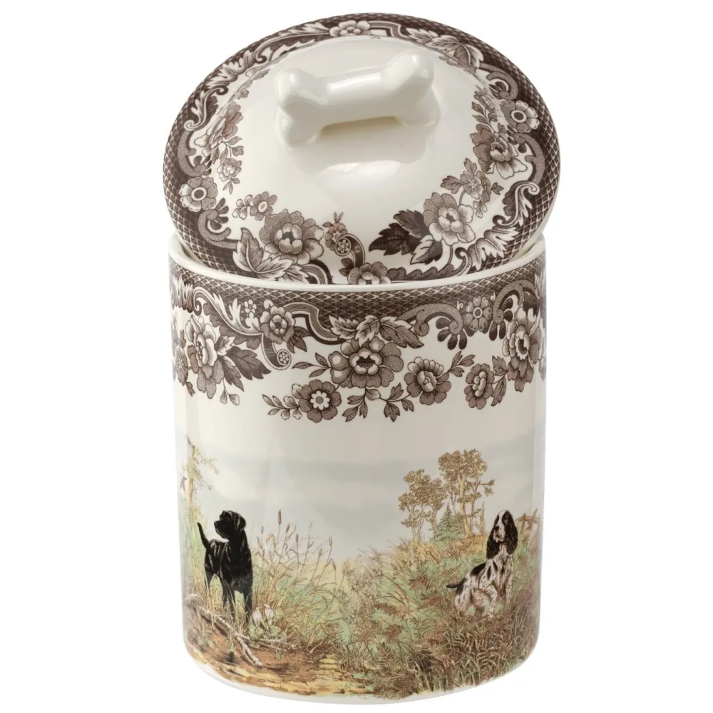 Spode Storage Jars|Woodland Dogs Treat Jar