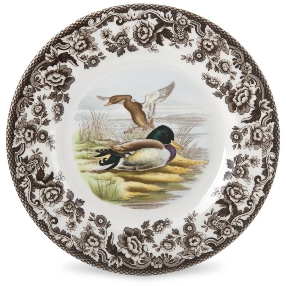 Spode Tea Plates|Woodland Salad Plate (Mallard)