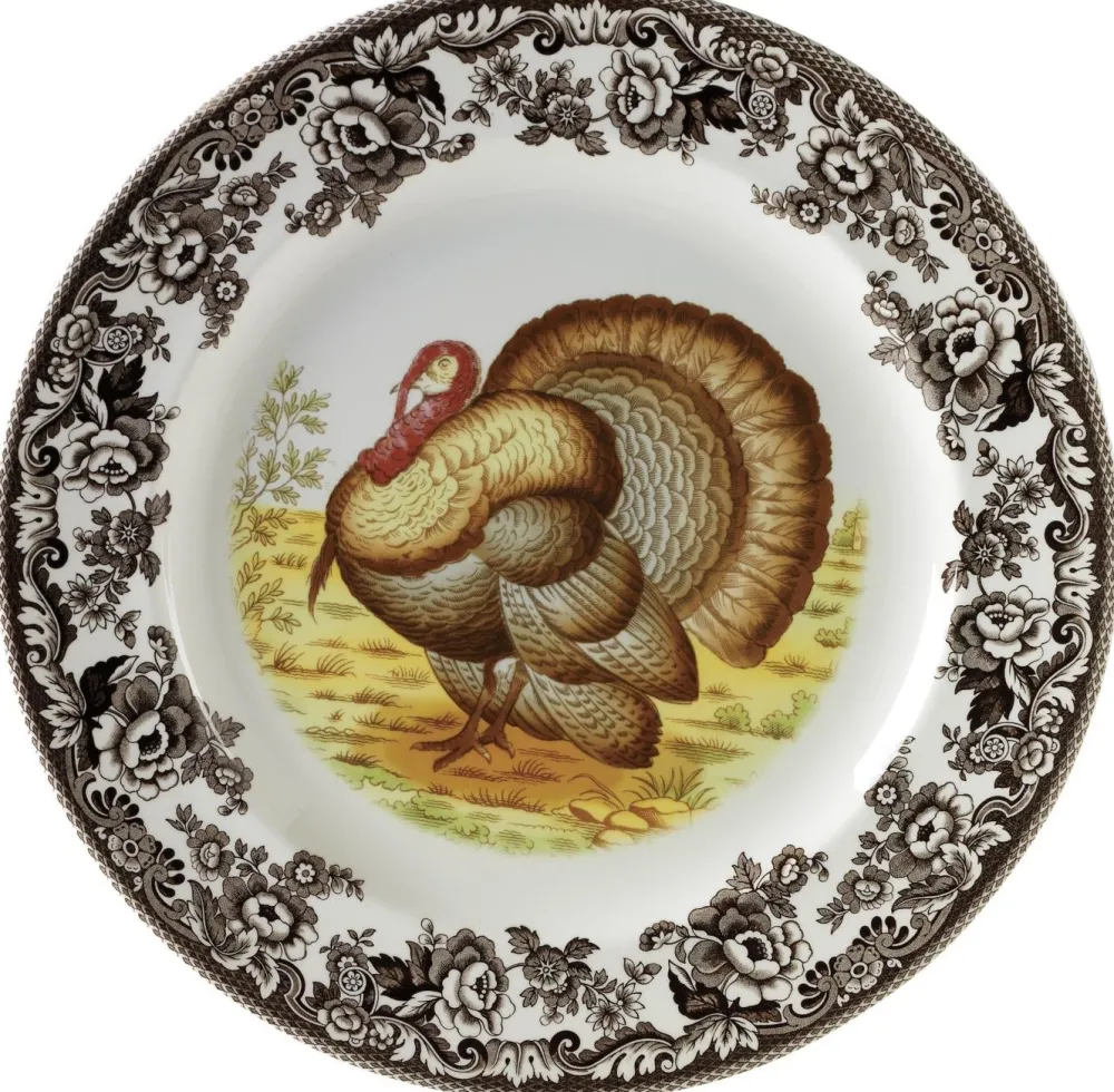 Spode Tea Plates|Woodland Salad Plate (Turkey)