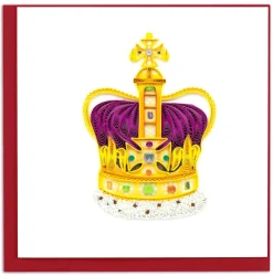 Greeting Cards|St. Edward's Crown Quilled Greeting Card