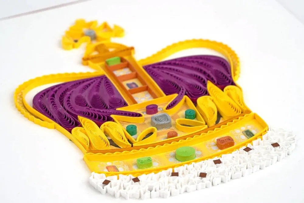 Greeting Cards|St. Edward's Crown Quilled Greeting Card