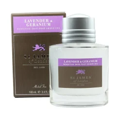 St. James of London Pre-Shave & Post-Shave|Lavender & Geranium Sensitive Skin Post-Shave Gel