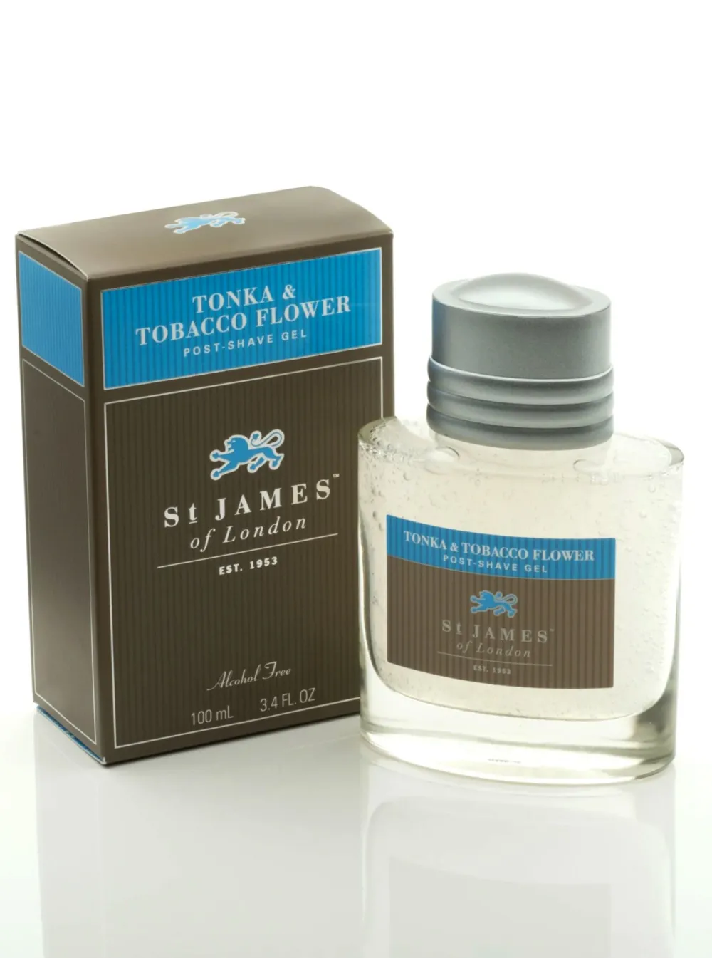 St. James of London Pre-Shave & Post-Shave|Tonka & Tobacco Flower Post Shave Moisturizer Gel