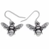 St Justin Earrings|Pewter Gifts & Jewelry|Bee Drop Earrings