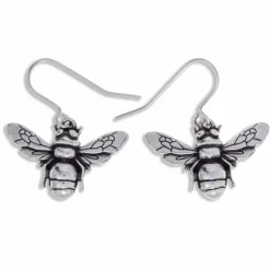 St Justin Earrings|Pewter Gifts & Jewelry|Bee Drop Earrings