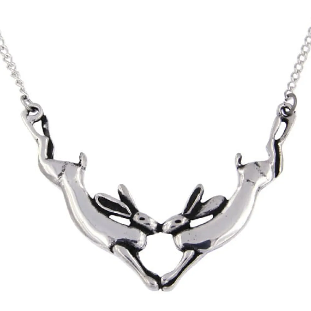 St Justin Necklaces & Pendants|Kissing Hares Necklace
