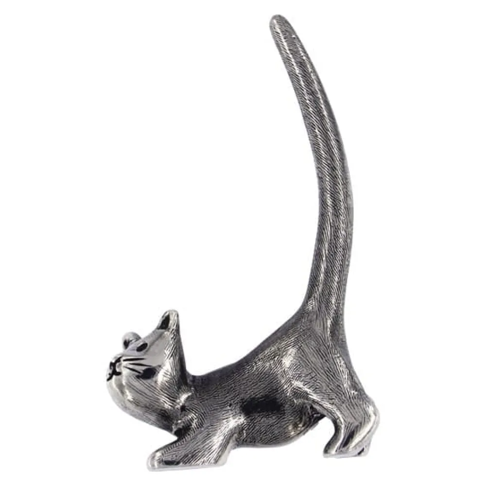 St Justin Rings|Pewter Gifts & Jewelry|Purr-fect Cat Ring Holder