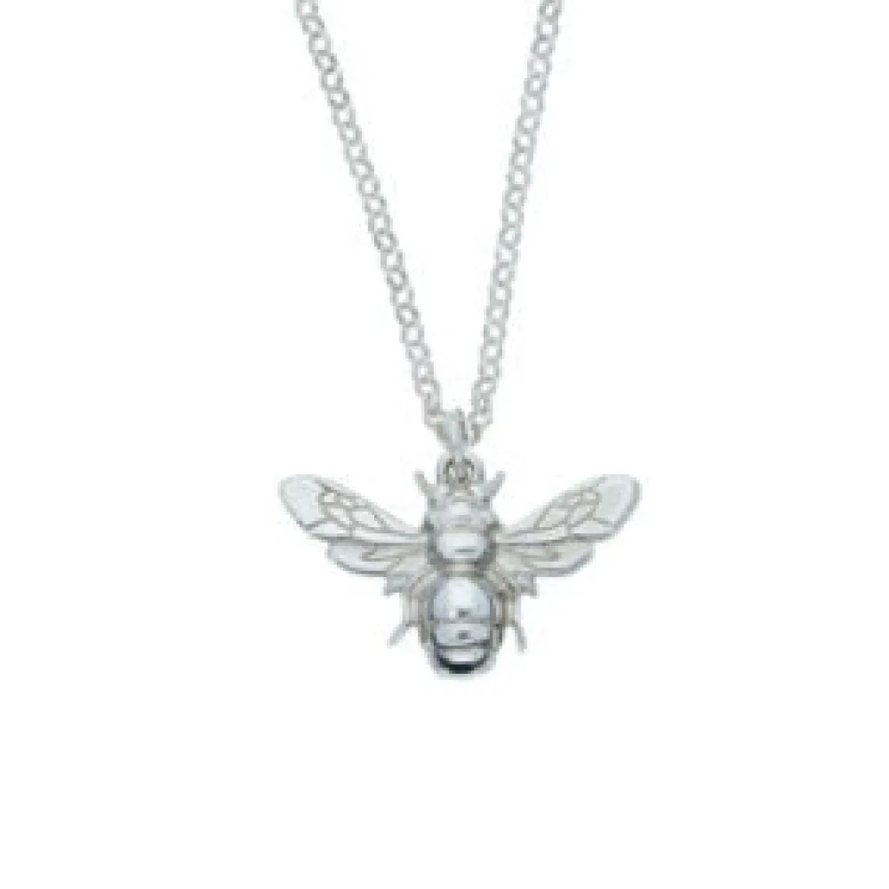 St Justin Necklaces & Pendants|Silver Bee Pendant Necklace