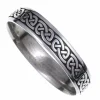 St Justin Bracelets & Bangles|Pewter Gifts & Jewelry|St. Justin Celtic Knotwork Bangle, Medium