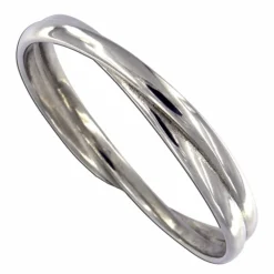 St Justin Bracelets & Bangles|Pewter Gifts & Jewelry|St. Justin Double Loop Bangle, Medium