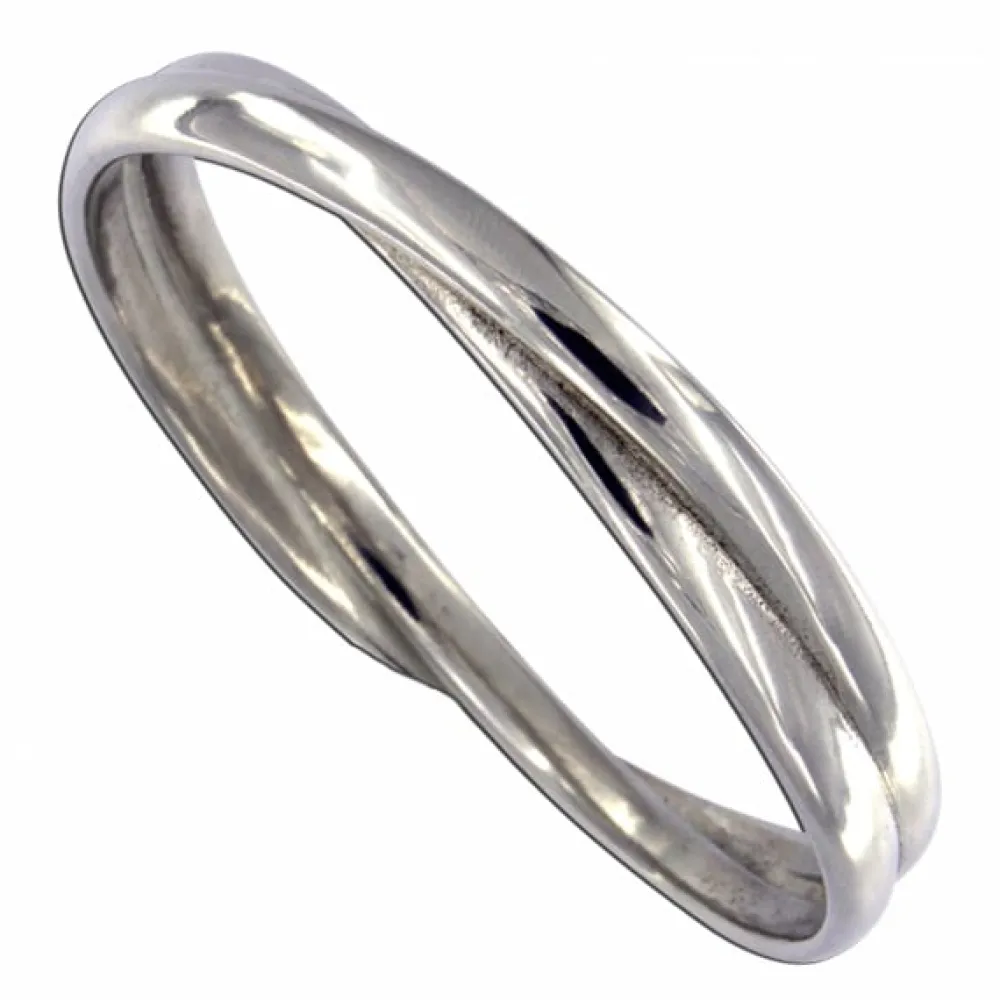 St Justin Bracelets & Bangles|Pewter Gifts & Jewelry|St. Justin Double Loop Bangle, Large