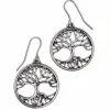 St Justin Earrings|Pewter Gifts & Jewelry|St. Justin Tree of Life Small Drop Earrings