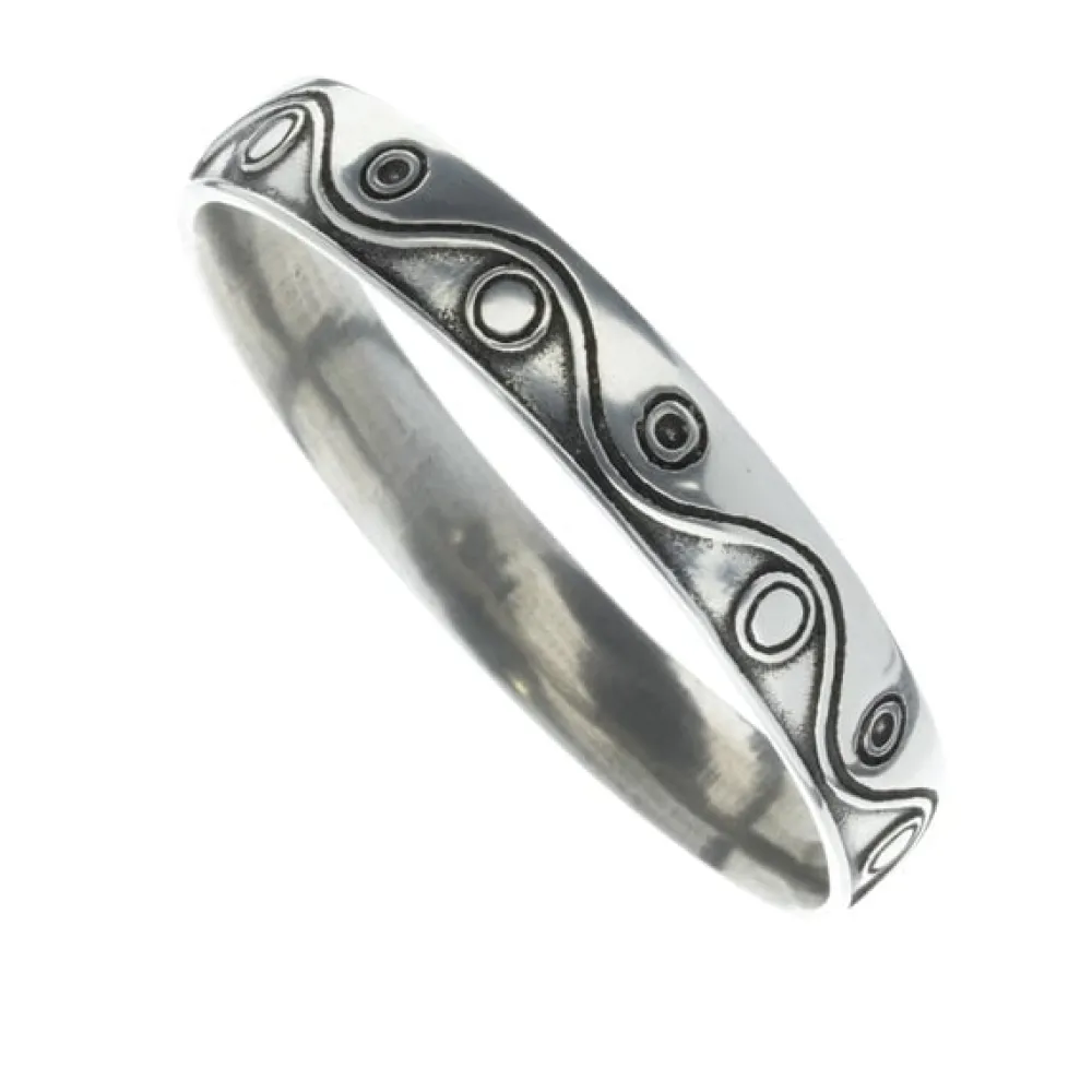 St Justin Bracelets & Bangles|Pewter Gifts & Jewelry|Yin Yang Bangle (Small)