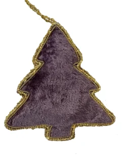 St. Nicolas St. Nicolas Ornaments|Light Purple Velvet Tree Ornament