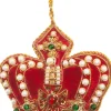 St. Nicolas St. Nicolas Ornaments|Pearl Crown Red