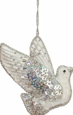 St. Nicolas St. Nicolas Ornaments|Silver Jewel Dove Ornament