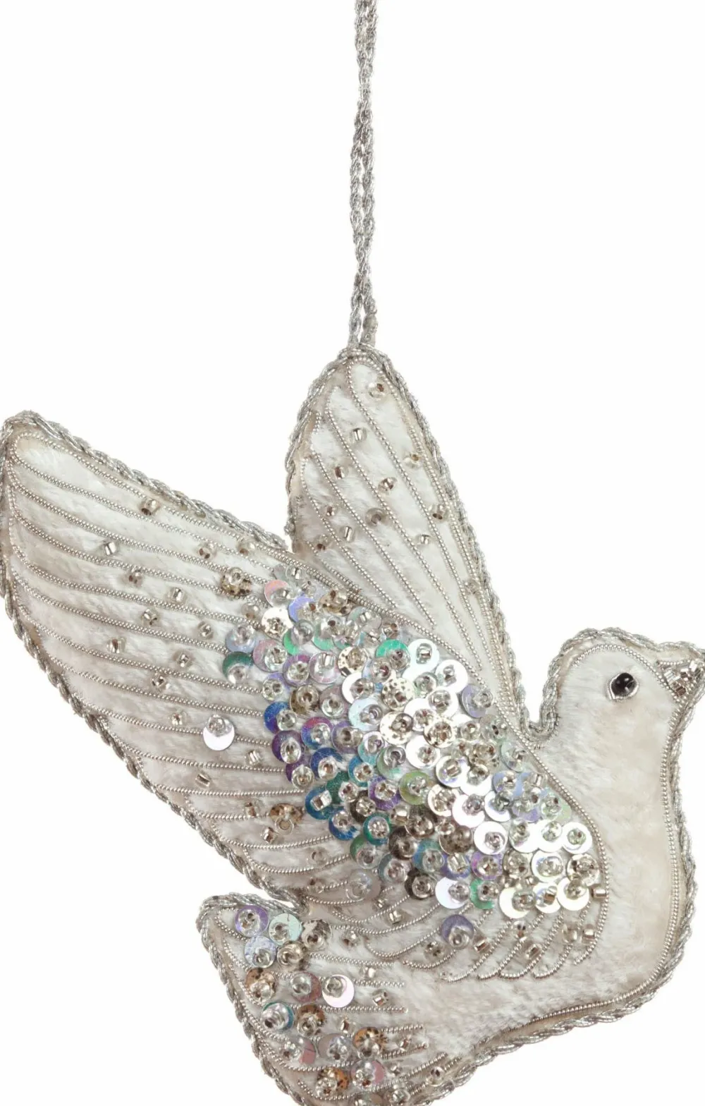 St. Nicolas St. Nicolas Ornaments|Silver Jewel Dove Ornament