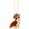 St. Nicolas Souvenirs|St. Nicolas Ornaments|Sitting Corgi Ornament