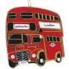 St. Nicolas Souvenirs|St. Nicolas Ornaments|Velvet London Bus Ornament