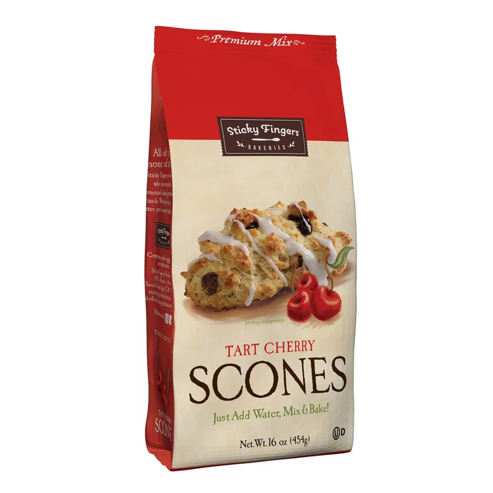 Desserts & Baking|Sticky Fingers Tart Cherry Scone Mix