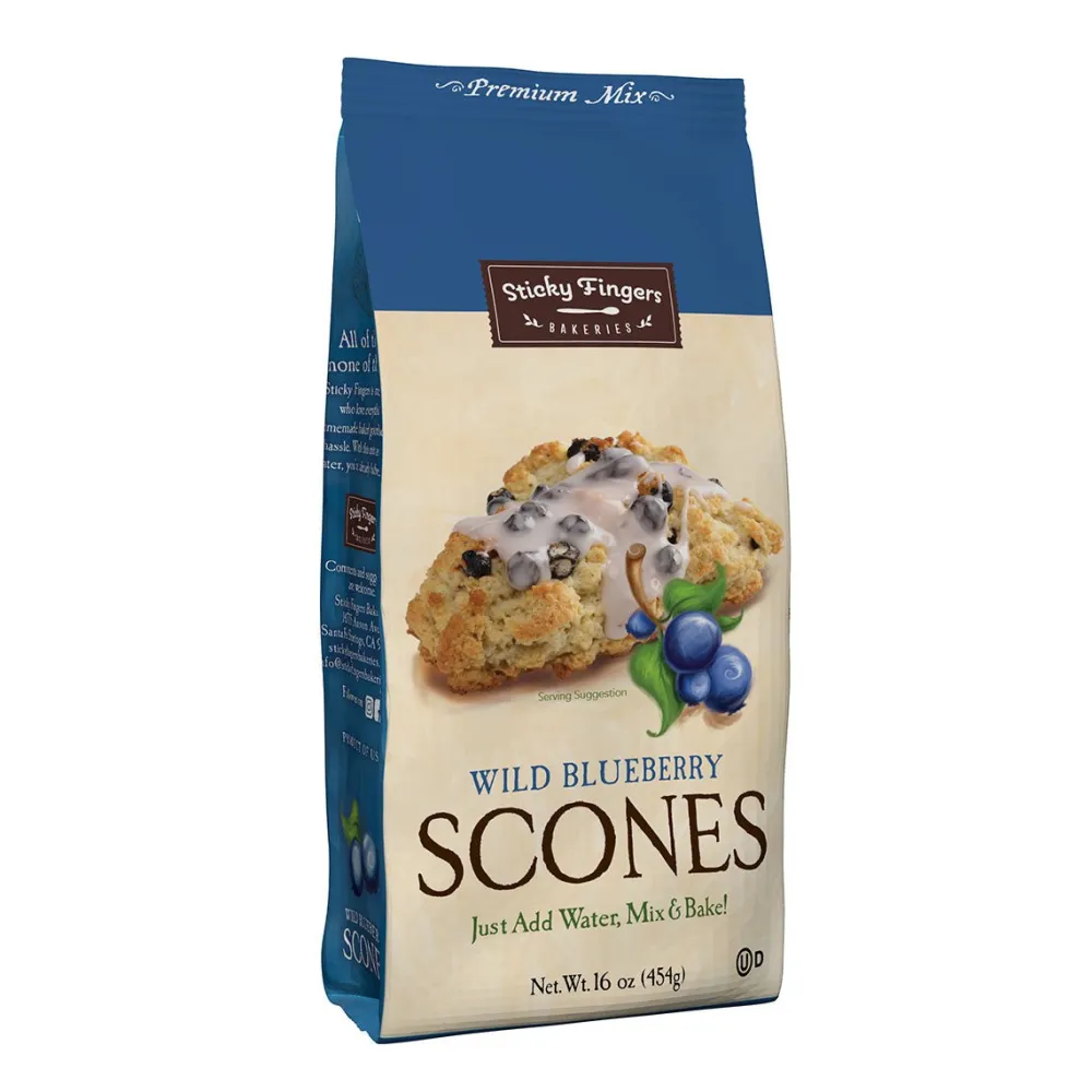 Desserts & Baking|Sticky Fingers Wild Blueberry Scone Mix