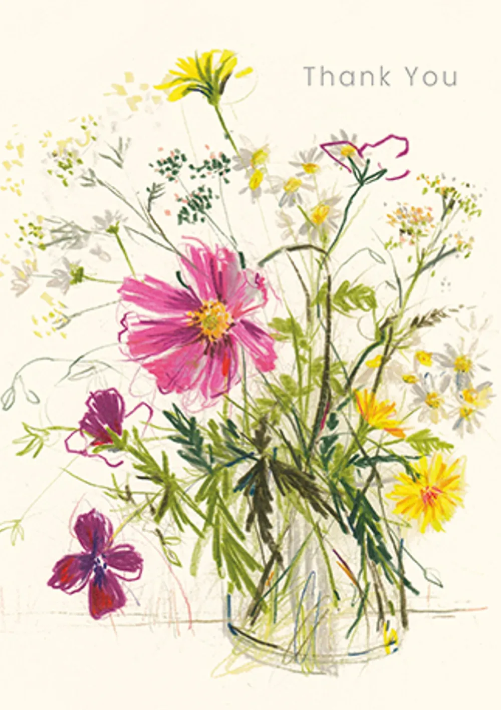 Greeting Cards|Summer Vase Thank You Card