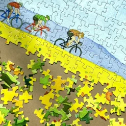 Games & Puzzles|Sunflower and Bikes 500-Piece Puzzle