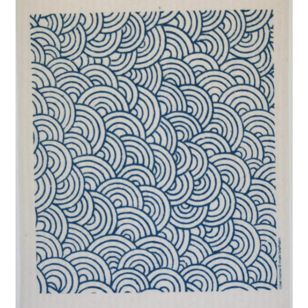 Kitchen Tools|Swedish Dishcloth (Blue Circles)