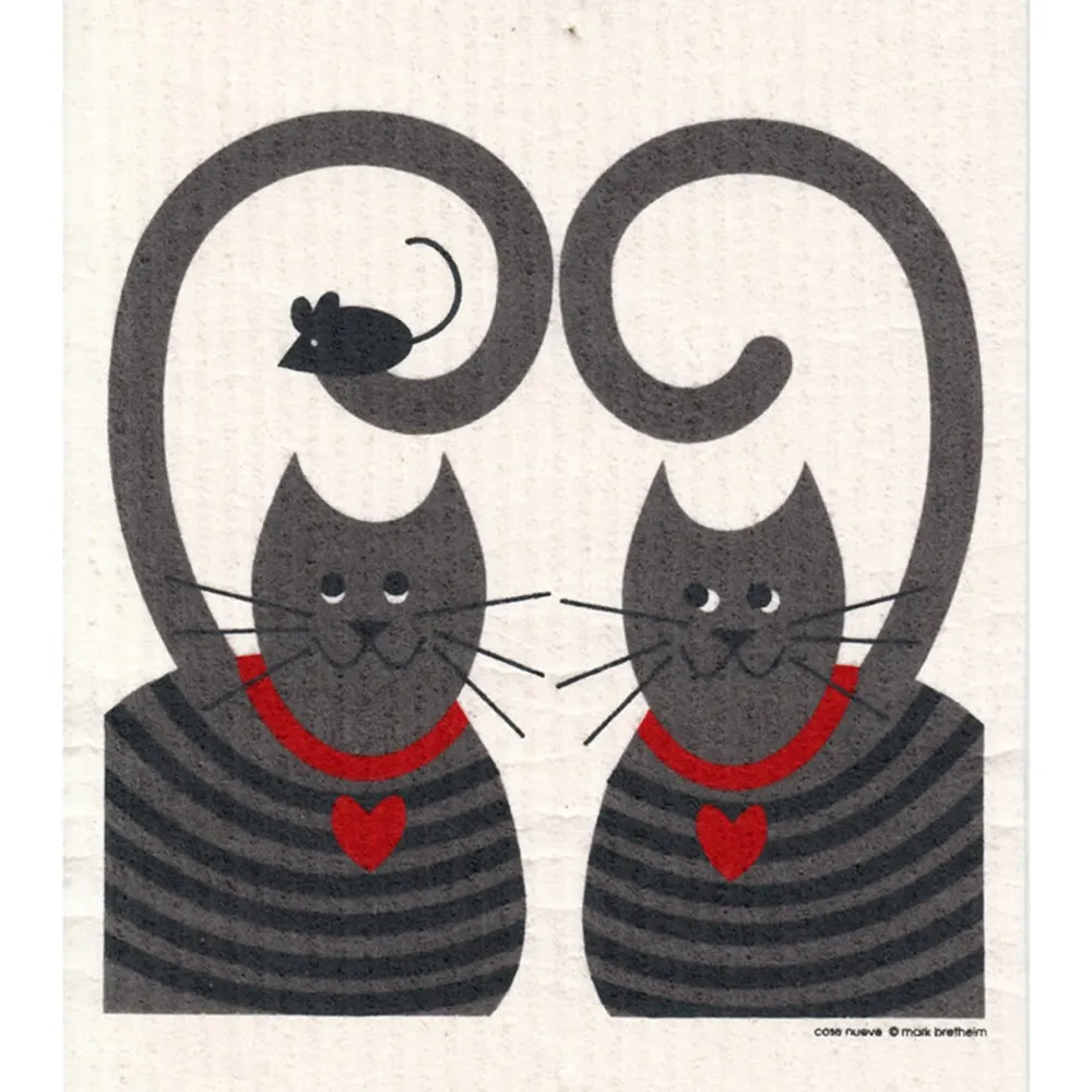 Kitchen Tools|Swedish Dishcloth (Cats)