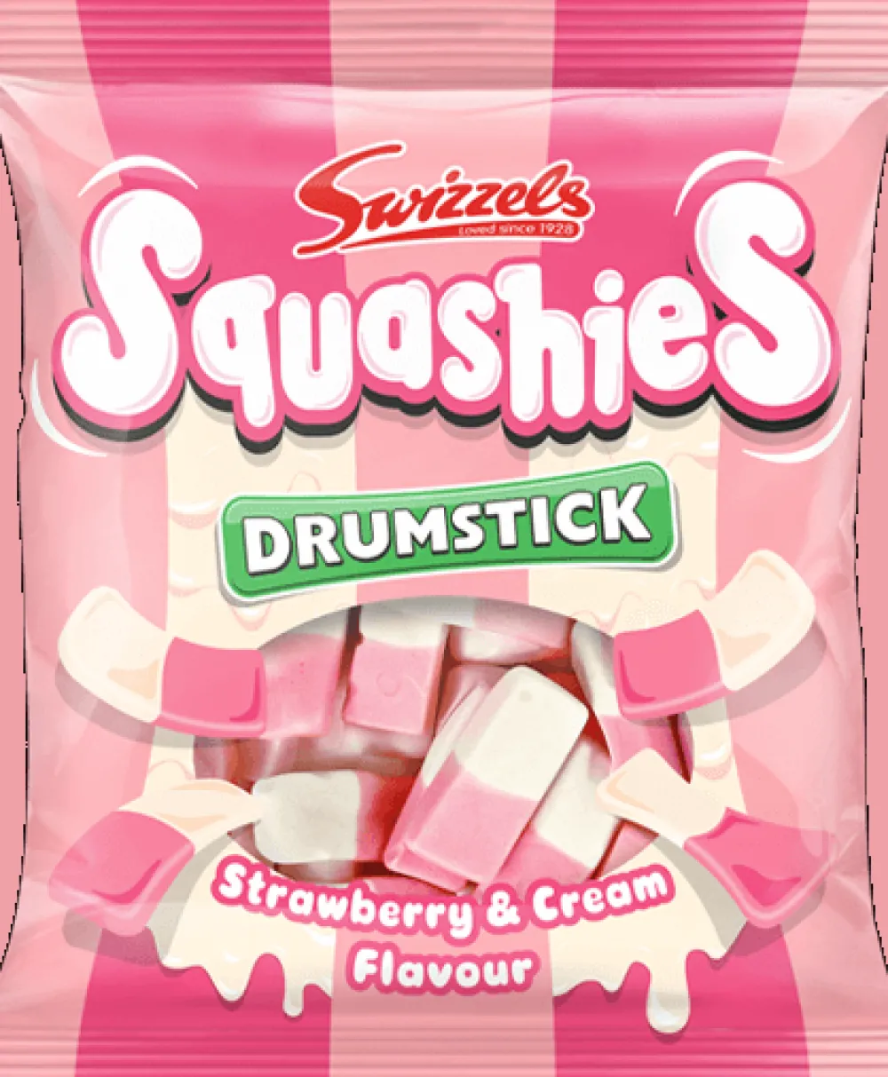 Sweets|Swizzels Strawberry & Cream Squashies