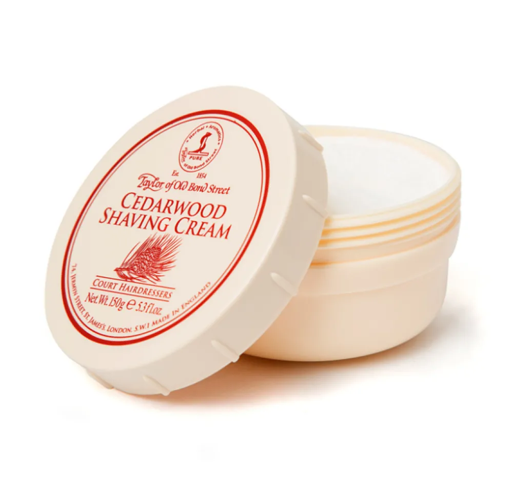 Taylor of Old Bond Street Shaving Soaps & Cream|Cedarwood Shaving Cream Bowl