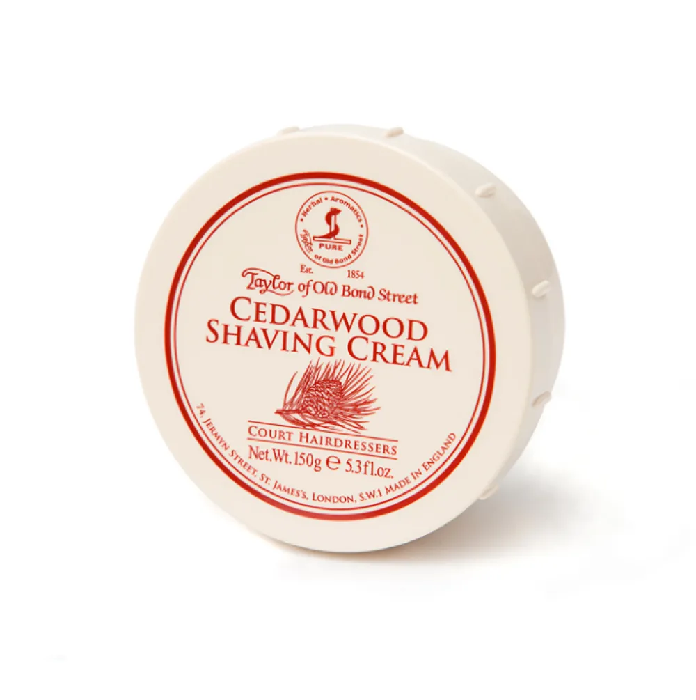 Taylor of Old Bond Street Shaving Soaps & Cream|Cedarwood Shaving Cream Bowl