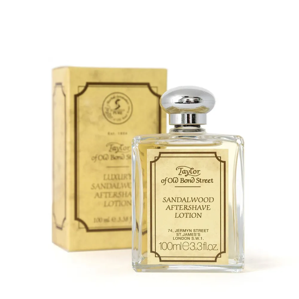 Taylor of Old Bond Street Pre-Shave & Post-Shave|Sandalwood Aftershave Lotion