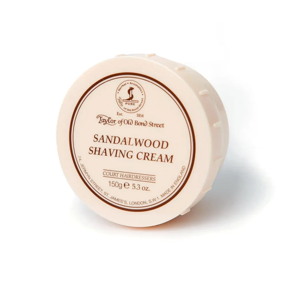 Taylor of Old Bond Street Shaving Soaps & Cream|Sandalwood Shaving Cream Bowl
