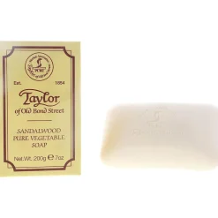 Taylor of Old Bond Street Bar Soaps|Sandalwood Pure Vegetable Bar Soap 200g