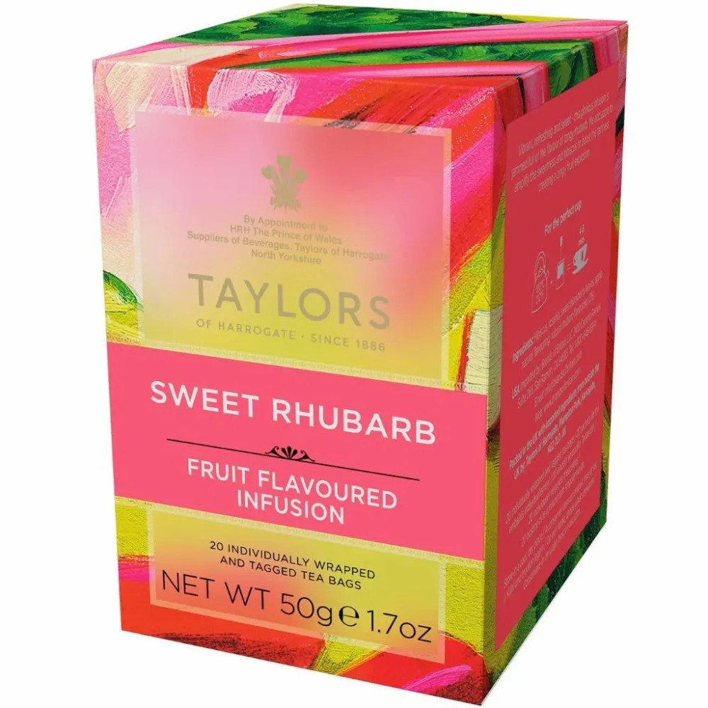 Taylors of Harrogate Taylors Of Harrogate|Taylors Sweet Rhubarb Herbal 20s