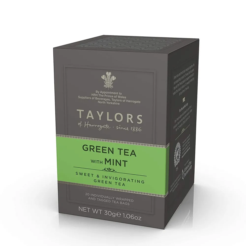Taylors of Harrogate Taylors Of Harrogate|Taylors Green Tea with Mint 20s