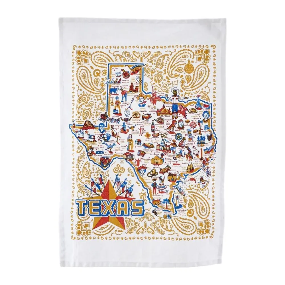 Souvenirs|Tea Towels|Texas Tea Towel