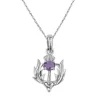Necklaces & Pendants|Thistle & Amethyst Pendant Necklace