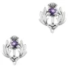 Earrings|Thistle Earrings with Amethyst