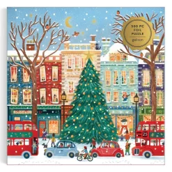 Games & Puzzles|Tinsel City 500-Piece Puzzle