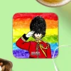 To Home From London Souvenirs|Rainbow Guard Magnetic Coaster