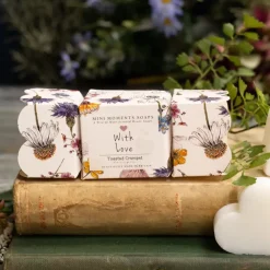Toasted Crumpet Bar Soaps|Regency Gardens Mini Soaps Trio
